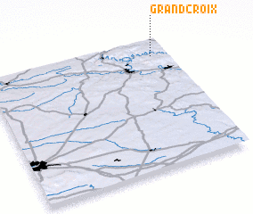 3d view of Grandʼ Croix