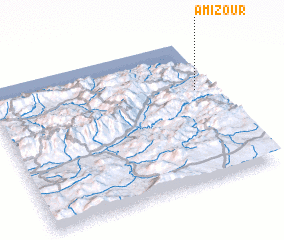 3d view of Amizour