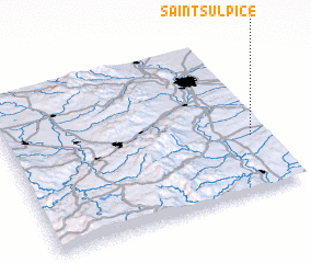 3d view of Saint-Sulpice
