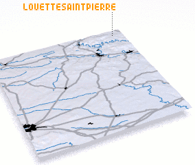 3d view of Louette-Saint-Pierre