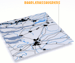 3d view of Baarle-Nassau-Grens