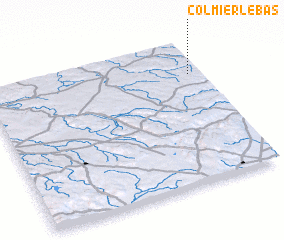 3d view of Colmier-le-Bas