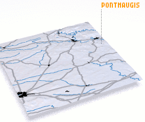 3d view of Pont-Maugis