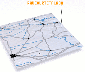 3d view of Raucourt-et-Flaba