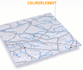 3d view of Colmier-le-Haut