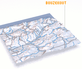 3d view of Bou Zekout