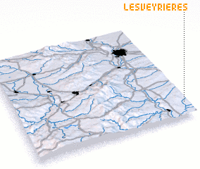 3d view of Les Veyrières