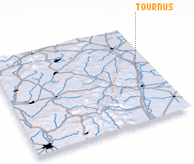 3d view of Tournus