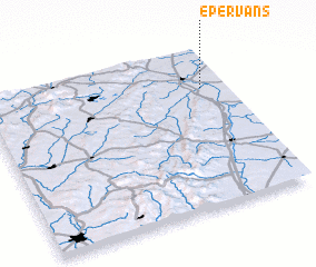 3d view of Épervans