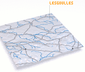 3d view of Les Goulles