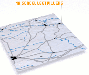 3d view of Maisoncelle-et-Villers