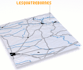 3d view of Les Quatre Bornes