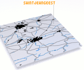 3d view of Saint-Jean-Geest