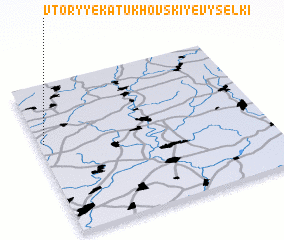 3d view of Vtoryye Katukhovskiye Vyselki