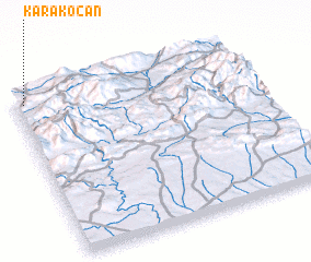 3d view of Karakoçan