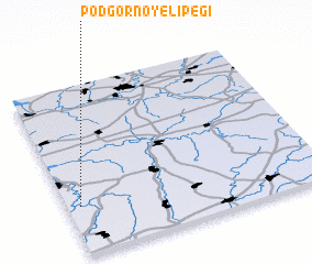 3d view of Podgornoye-Lipegi