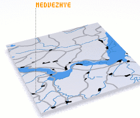 3d view of Medvezh\