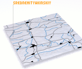 3d view of Sredne-Mityakinskiy