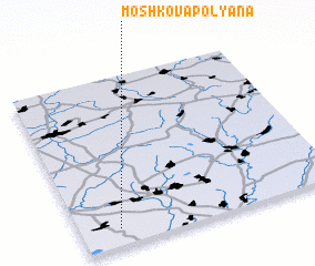 3d view of Moshkova Polyana