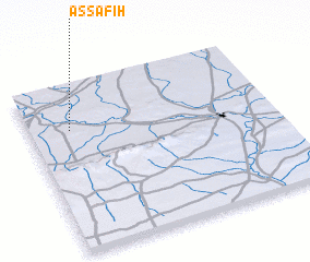 3d view of Aş Şāfiḩ