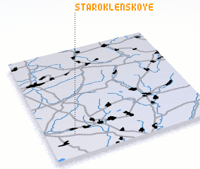 3d view of Staroklënskoye