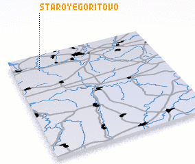 3d view of Staroye Goritovo