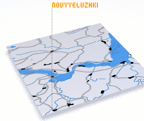 3d view of Novyye Luzhki