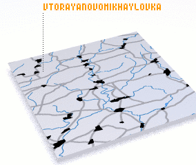 3d view of Vtoraya Novomikhaylovka