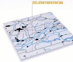 3d view of Zelënaya Roshcha