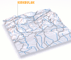 3d view of Kırkbulak