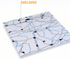 3d view of Gorlovka