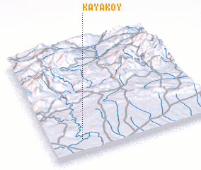 3d view of Kayaköy