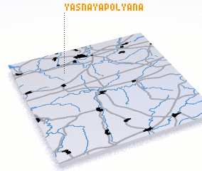 3d view of Yasnaya Polyana