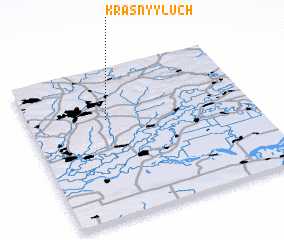 3d view of Krasnyy Luch