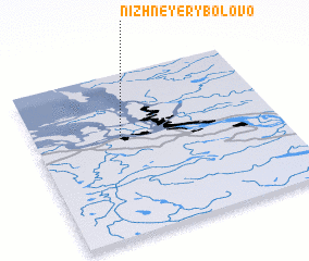 3d view of Nizhneye Rybolovo