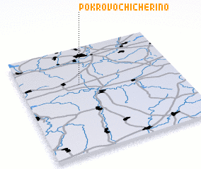 3d view of Pokrovo-Chicherino