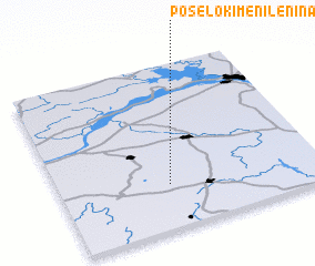 3d view of Posëlok Imeni Lenina