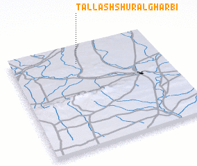 3d view of Tall ash Shūr al Gharbī