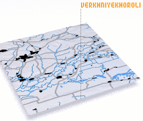 3d view of Verkhniye Khoroli