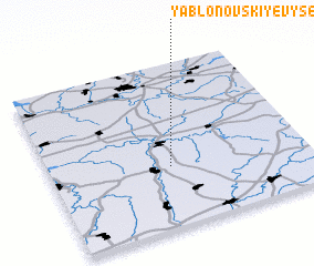 3d view of Yablonovskiye Vyselki