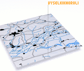 3d view of Vyselki Khoroli