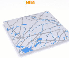 3d view of Dībān