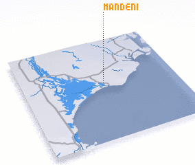 Mandeni (Kenya) map - nona.net