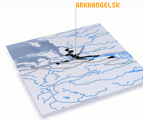 3d view of Arkhangel\