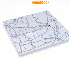 3d view of Qarah Dāgh