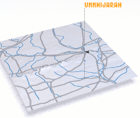 3d view of Umm Ḩijārah