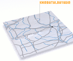 3d view of Khirbat al Bayādir