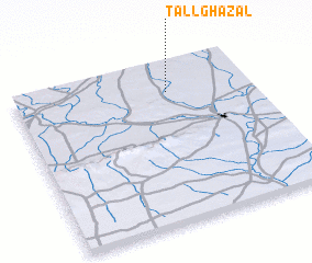 3d view of Tall Ghazāl