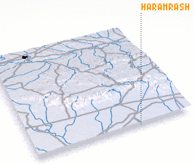 3d view of Ḩaram Rāsh