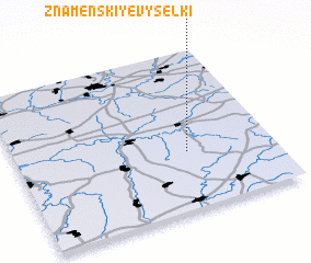 3d view of Znamenskiye Vyselki